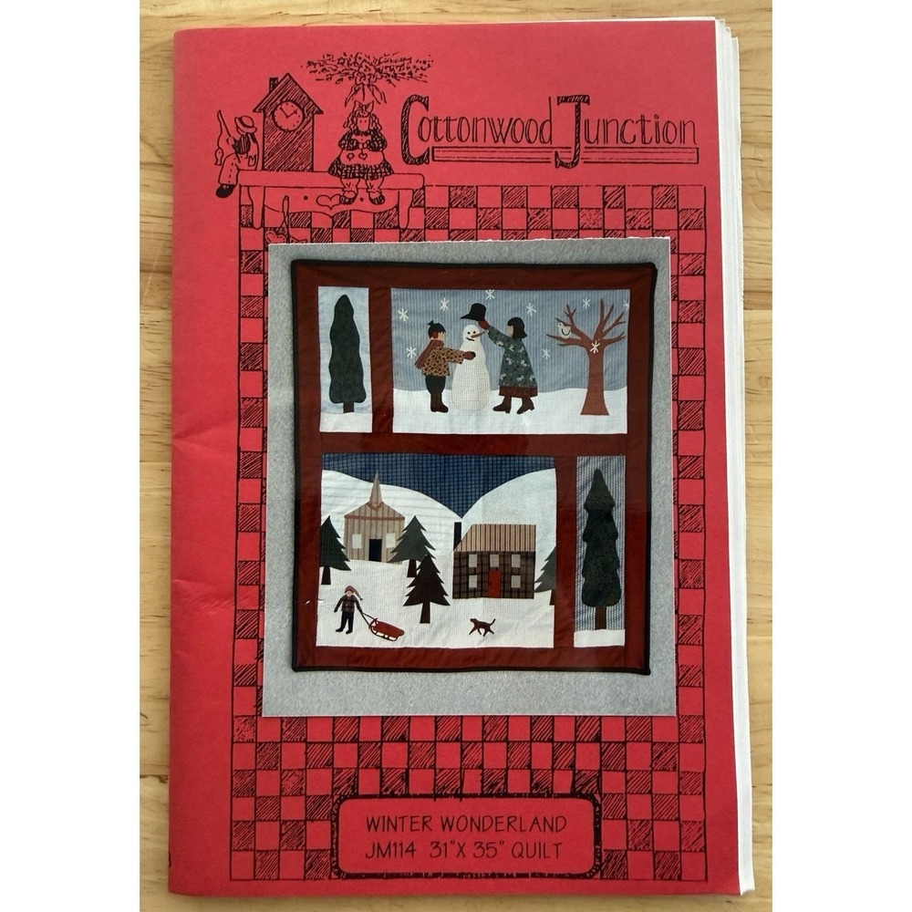 Cottonwood Junction Winter Wonderland Quilt Pattern 31"x35"‎ Uncut